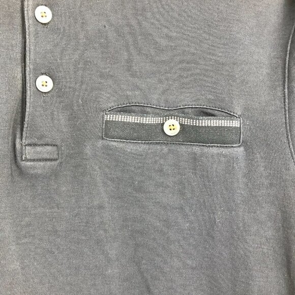 Ted Baker Men's Navy Tortilla Slim Fit Tipped Pocket Polo size ~M - Picture 11 of 15